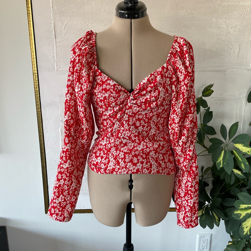 Print Anthropology top/blouse